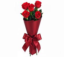 Букет 5 Красных роз Эдлесс Лав в Шварцевский