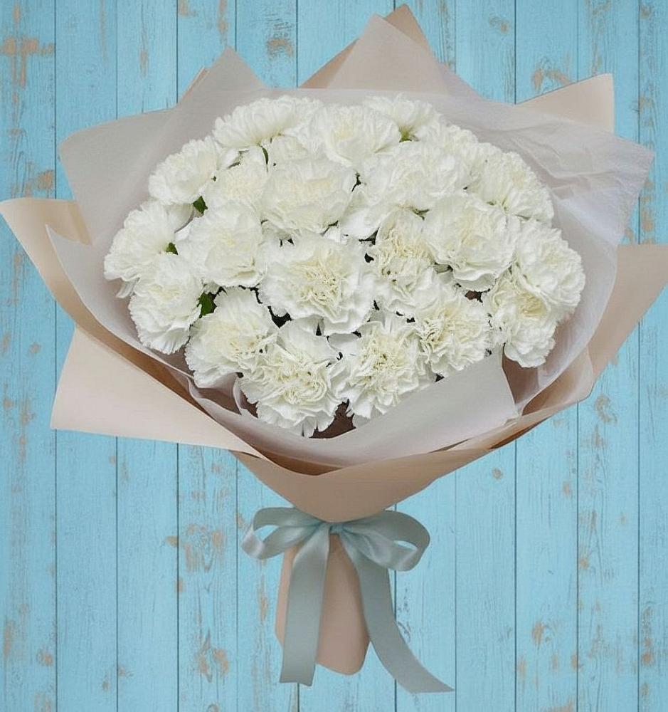 Букет цветов из: Гвоздики в Шварцевский