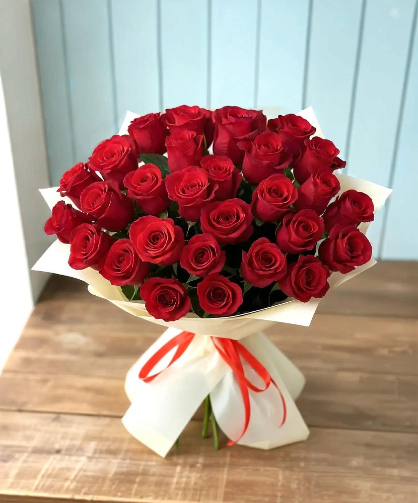Букет 29 Красных роз в Шварцевский