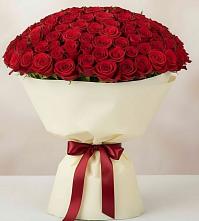 Букет 101 Красная роза Милано в Шварцевский