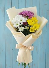Букет цветов из:  Хризантемы #REPLACE_PRED# Шварцевский
