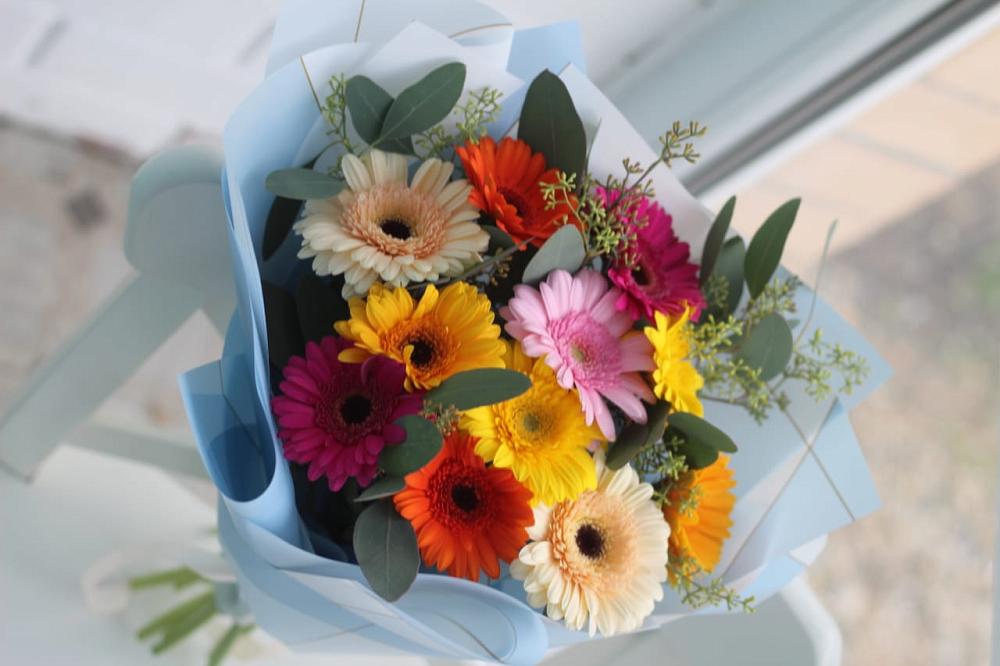 Букет цветов из: Герберы в Шварцевский