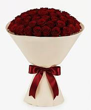 Букет 101 Бордовая роза Блэк Бакарра в Шварцевский