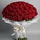 Букет 101 Красная роза Блэк Мэджик в Шварцевский
