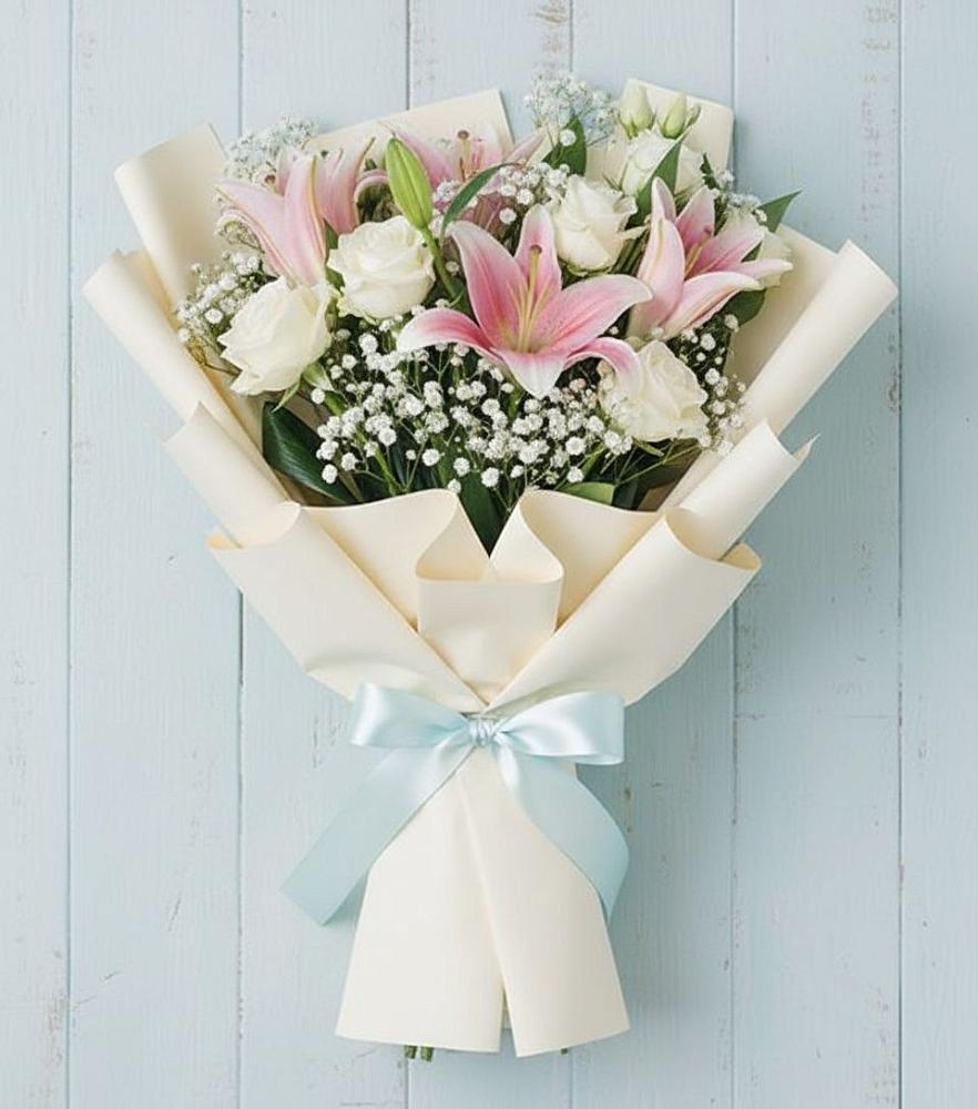 Букет цветов из: Лилии в Шварцевский