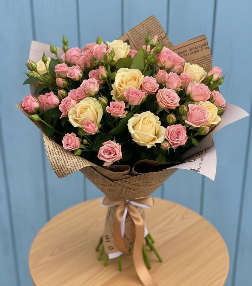 Букет цветов из: Розы в Шварцевский