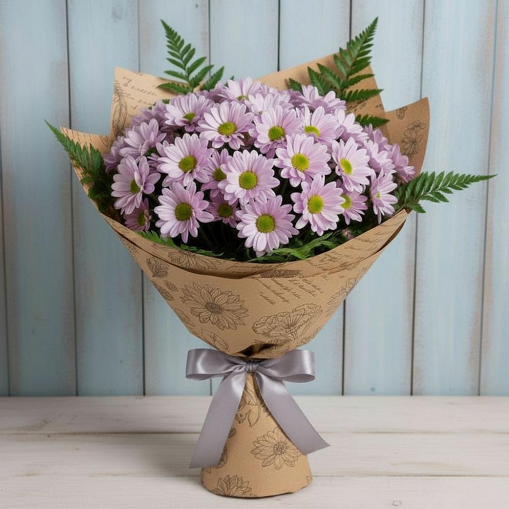 Букет цветов из: Хризантемы в Шварцевский