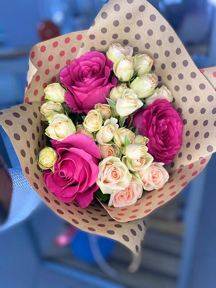 Букет цветов из: Розы в Шварцевский