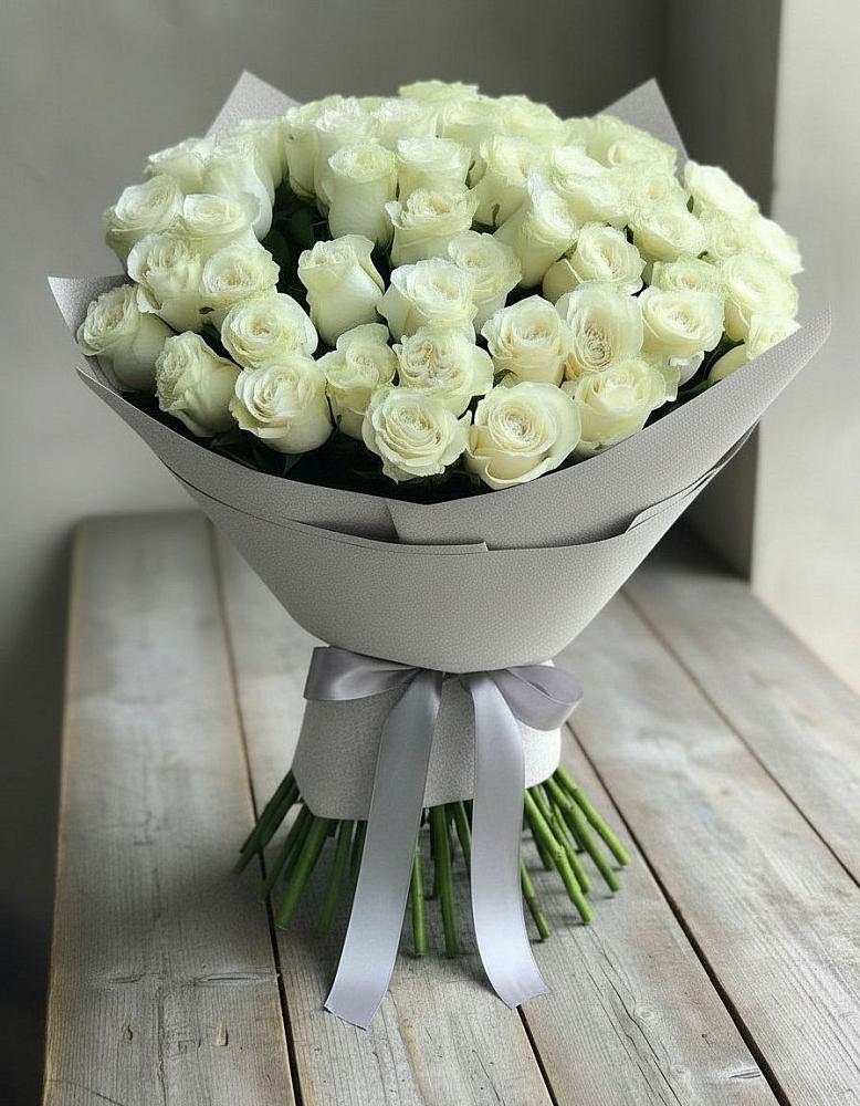 Букет 35 Белых роз в Шварцевский