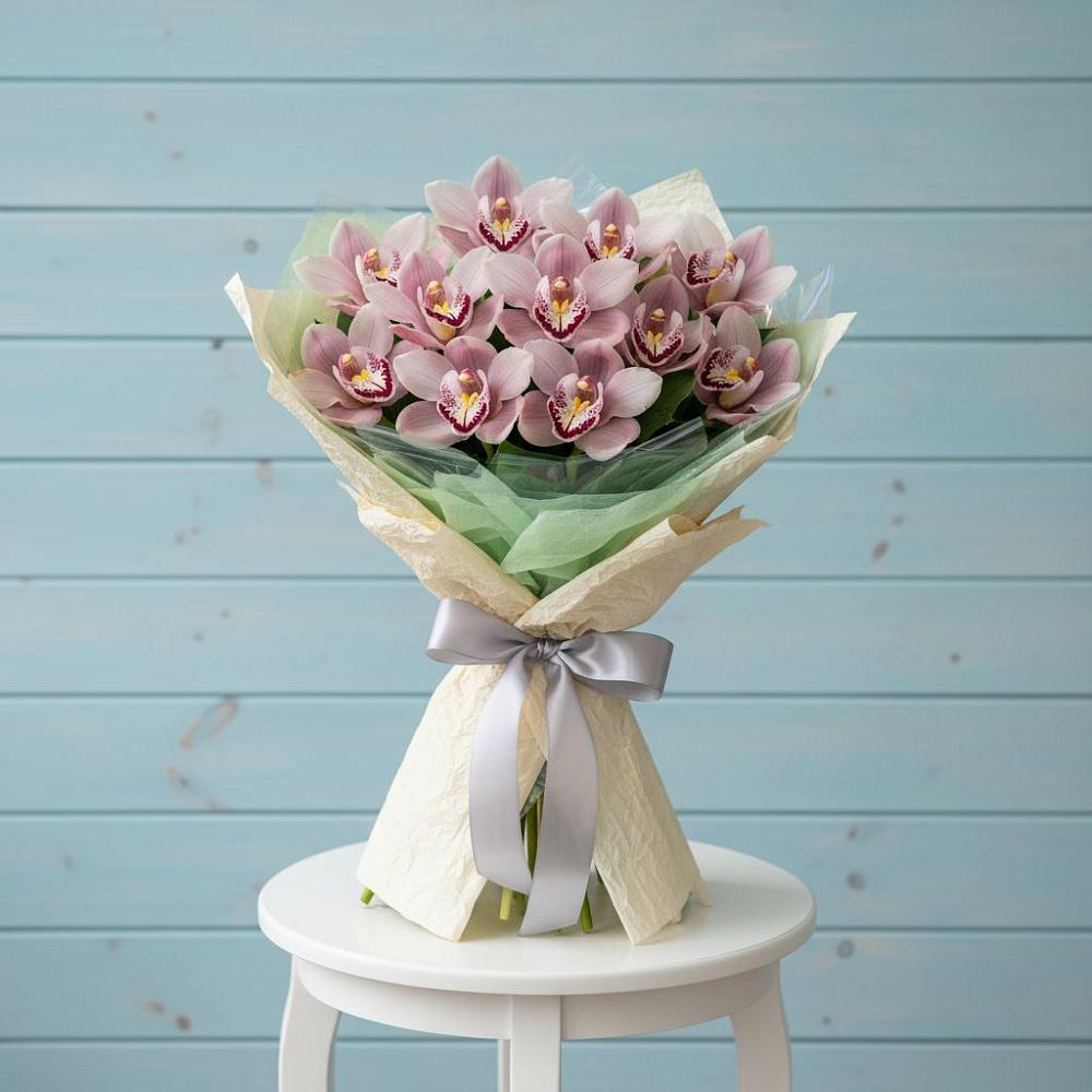 Букет цветов из: Орхидеи и Розы в Шварцевский