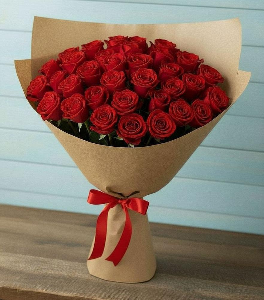 Букет Красные розы Милано в Шварцевский