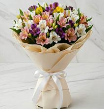 Букет цветов из:  Альстромерии #REPLACE_PRED# Шварцевский