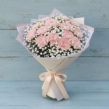 Букет цветов из:  Гвоздики в Шварцевский