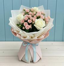 Букет цветов из:  Розы в Шварцевский
