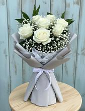 Букет цветов из:  Розы в Шварцевский