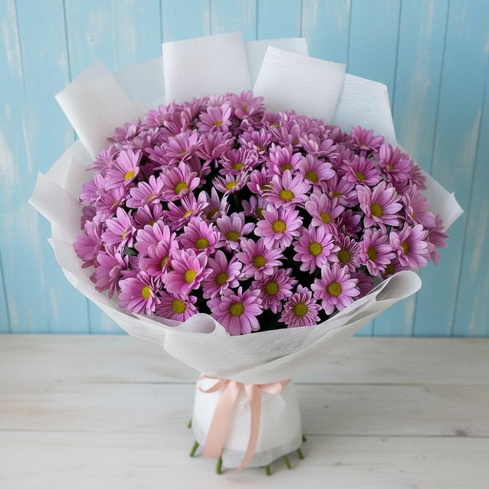 Букет цветов из: Хризантемы в Шварцевский