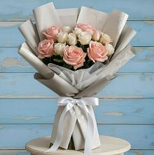 Букет цветов из:  Розы #REPLACE_PRED# Шварцевский