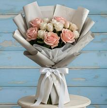 Букет цветов из:  Розы в Шварцевский