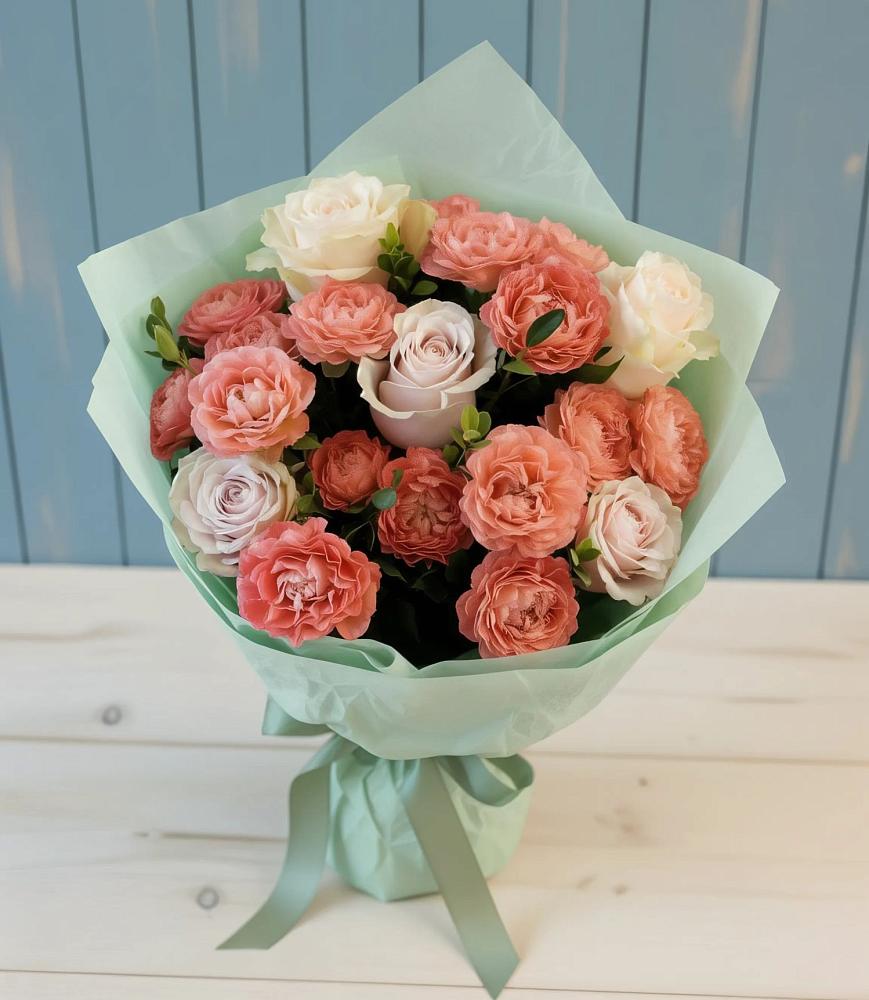 Букет цветов из: Розы в Шварцевский