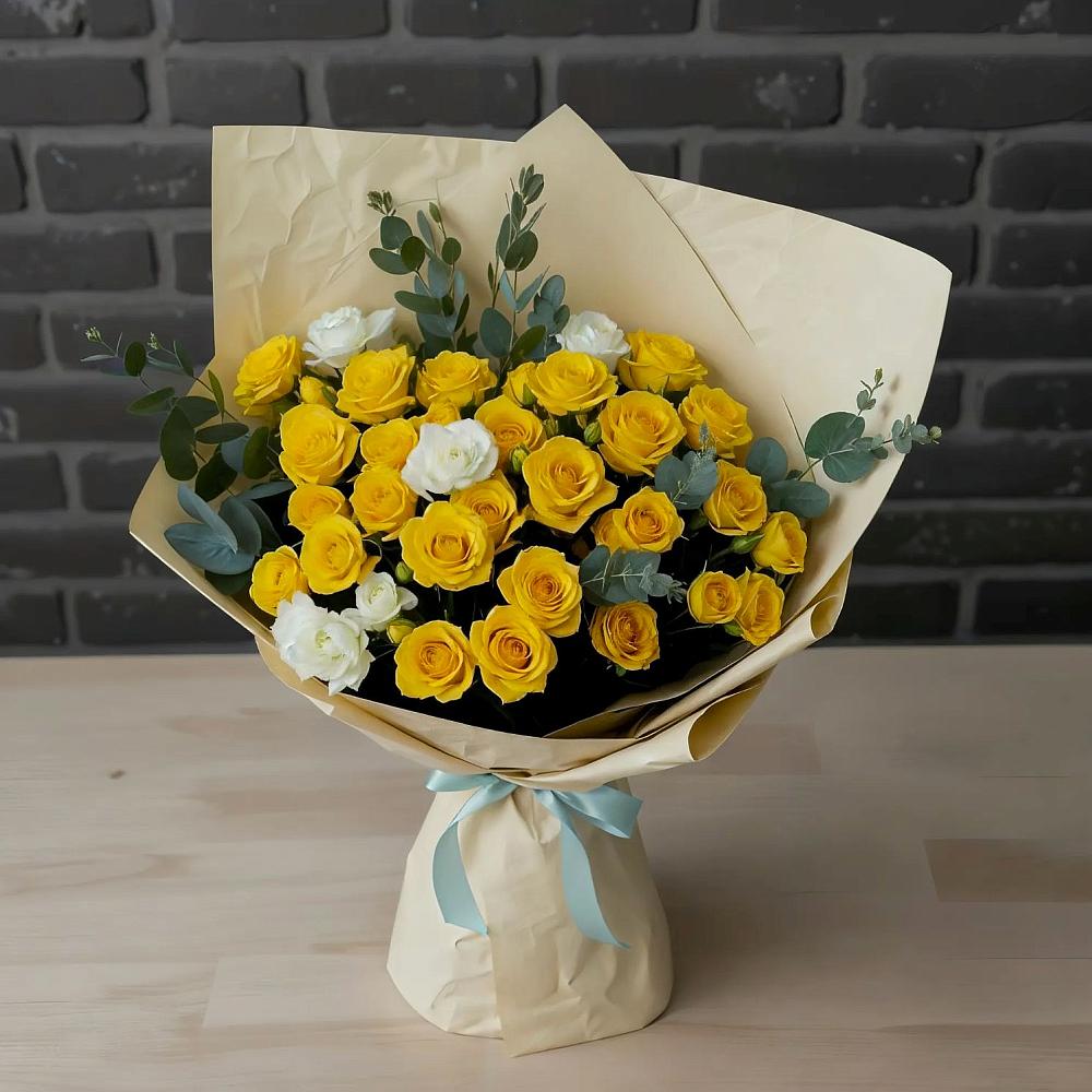 Букет цветов из: Розы в Шварцевский