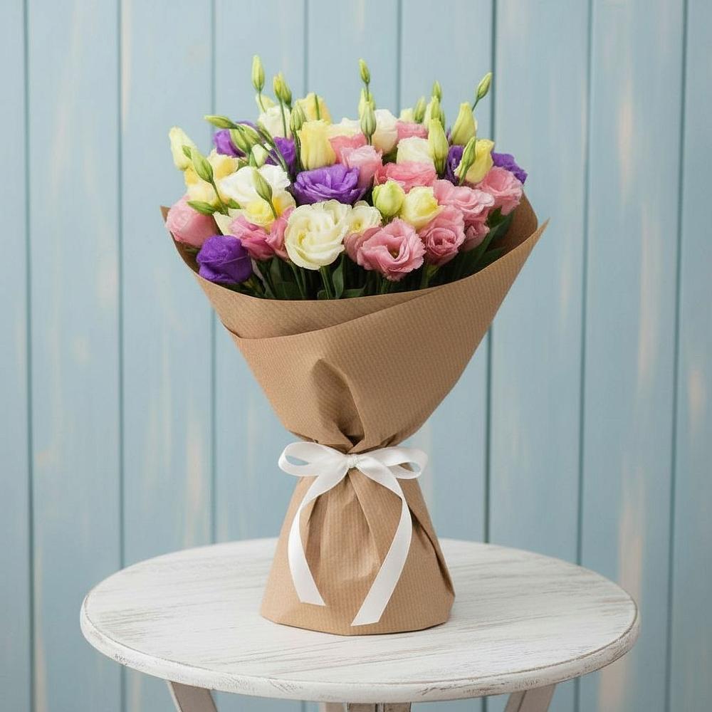 Букет цветов из: Лизиантусы в Шварцевский