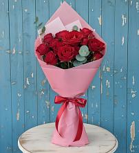 Букет цветов из:  Розы в Шварцевский