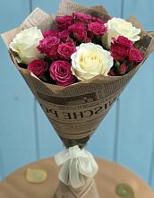 Букет цветов из:  Розы в Шварцевский