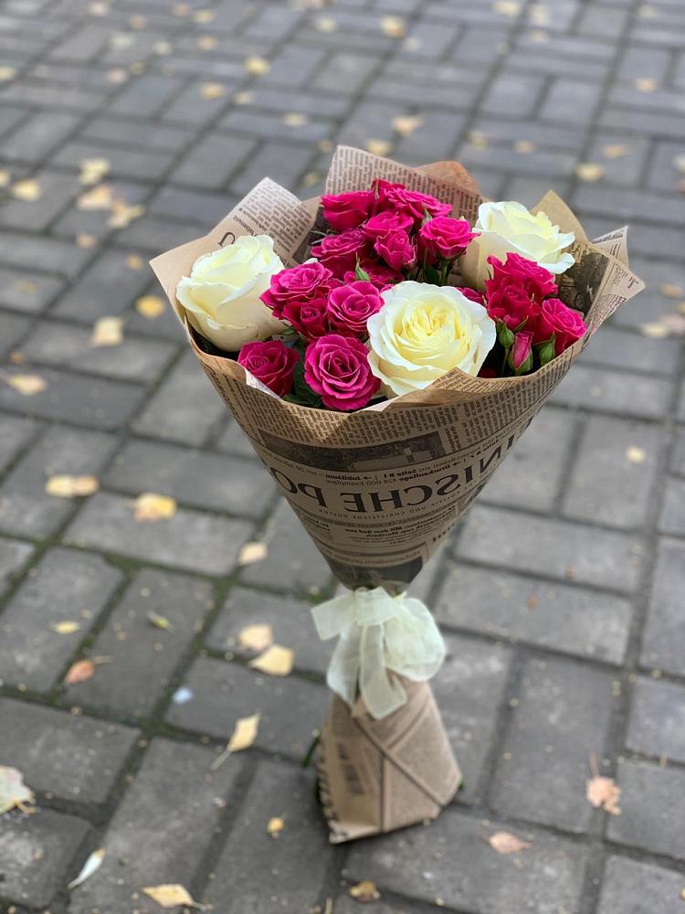 Букет цветов из: Розы в Шварцевский