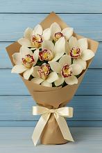 Букет цветов из:  Орхидеи и Розы в Шварцевский