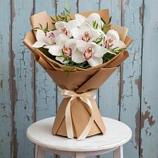 Букет цветов из:  Орхидеи и Розы в Шварцевский